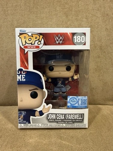 EXCLUSIVE John Cena (Farewell) Funko Pop #180 WWE