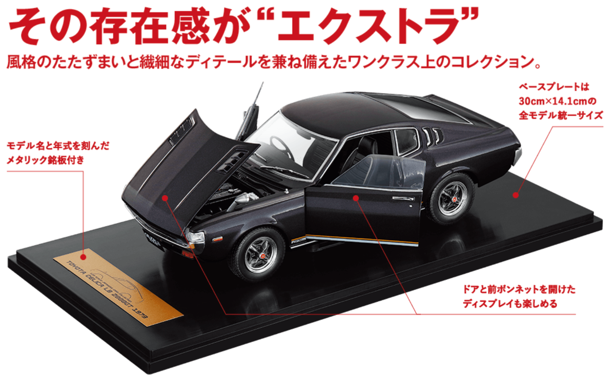 Hachette 1/18 Toyota Celica LB 2000GT 1973 Vol.1 Japanese Car