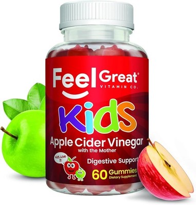 Gomitas de vinagre de sidra de manzana para niños Apoyo digestivo e inmunológico
