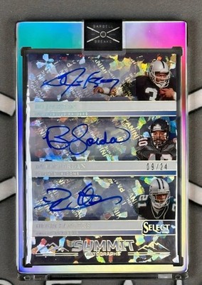 2025 Select Summit Bo Jackson, Brian Jordan, Deion Sanders Cracked Ice Auto /24
