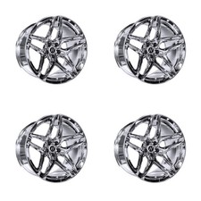 Set Of 4 Heritage Wheel Ebisu 18x11 5x100 6 Chrome Wheels Rims