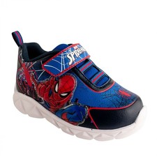 Spider-Man Web Crawl Kids Light Up Athletic Shoes Blue