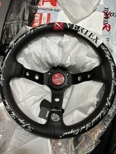 Momo Vertex Steering Wheel 330mm 90mm Deep Dish Aftermarket W Manual Momo Vertex Steering Wheel 330mm 90mm Deep Dish Aftermarket W Manual