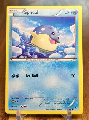 Spheal 24/106 Common Flashfire Pokemon Lightly Played
