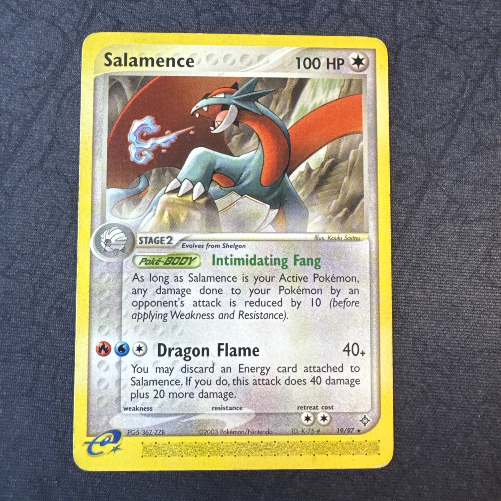 Salamence 19/97 Dragon Regular Pokemon
