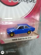 1968 Datsun 510 Greenlight 1/64 Released 2018 Blue TOKYO TORQUE SERIES