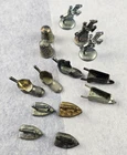 Retired Monopoly Game Tokens 1935 -2013 Iron Wheelbarrow Rider Thimble Shoe.