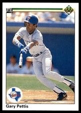 Gary Pettis 1990 Upper Deck #770 Rangers MLB READ FREE SHIPPING AutographDen
