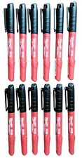 Milwaukee 48-22-3100 Inkzall Jobsite Fine Point Black Permanent Marker 12 Pack