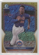 2023 Bowman Chrome Prospects Gold Shimmer Refractor 14/50 Kevin Parada 6ks