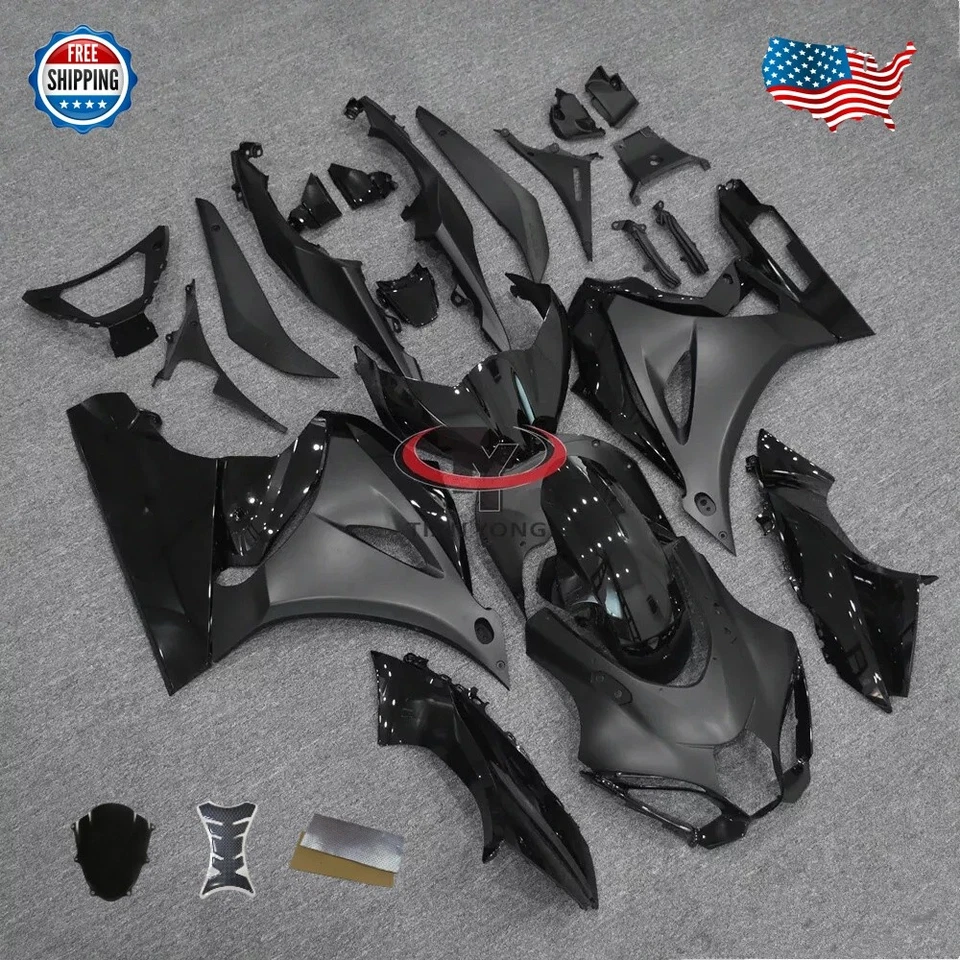 Glossy Matte Black Fairings for Suzuki GSXR1000 2017-2024 K17 ABS Bodywork Foto 2 de 4