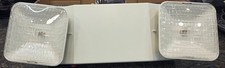 Cooper Lighting AP2SQ Wall/Ceiling Emergency Dual Light Fixture 5.4W White - NOS