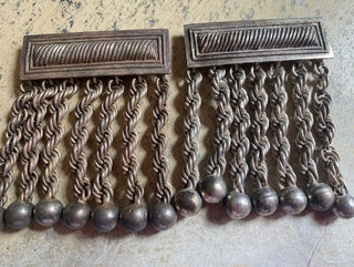 Masonic apron tassels "rolled scroll" effect