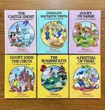 Disney Books, Disney Small World Library Children Countries VTG (6) B56