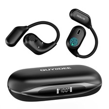 Open Ear Headphones, Bluetooth 5.4 Wireless Earbuds, 40H Playback, with LED D...