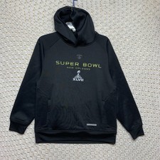 NFL TEAM APPAREL SUPER BOWL XLVII HOODIE TEENS LARGE 14/16 Black