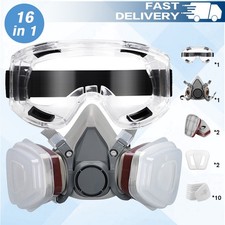 16 in 1 6200 Safety Full Face Mask Respirator Painting Spraying Eye Protection