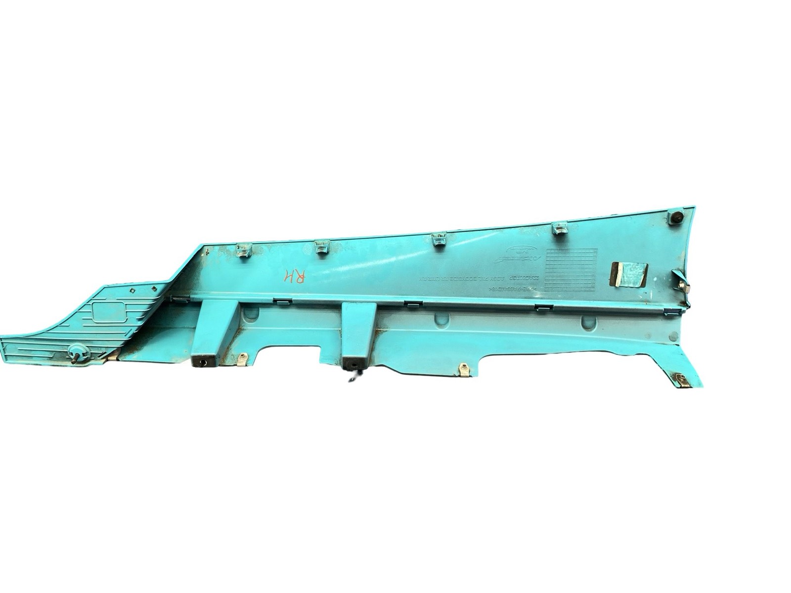 2020-2026 MCLAREN GTS FRONT RIGHT LOWER ROCKER PANEL MOLDING TOKYO CYAN