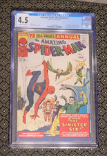 Amazing Spider-Man Annual #1 CGC 4.5 (1964)1st Sinister Six Silver Age Key