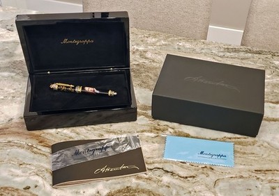 Montegrappa Alexander Hamilton Black Rollerball Pen Limited Edition 89 of 177