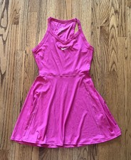 NIKE PINK DRI FIT SLIM FIT EXERCISE WORKOUT DRESS SMALL