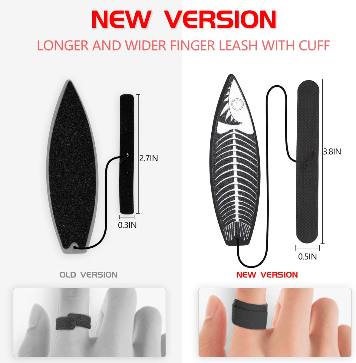 Finger Surfboard-Mini Surfboard for Kids and Surfers with Eye