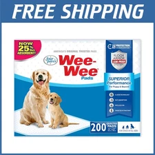Wee-Wee Superior Performance Pads, 22" x 23", 200 Count