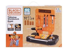 BLACK DECKER Kids Tabletop Workbench Tool Storage Pretend Tools Drill Included