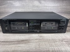 Onkyo TA-RW99 Dual Auto Reverse Cassette Deck Dolby B/C Tested  Working