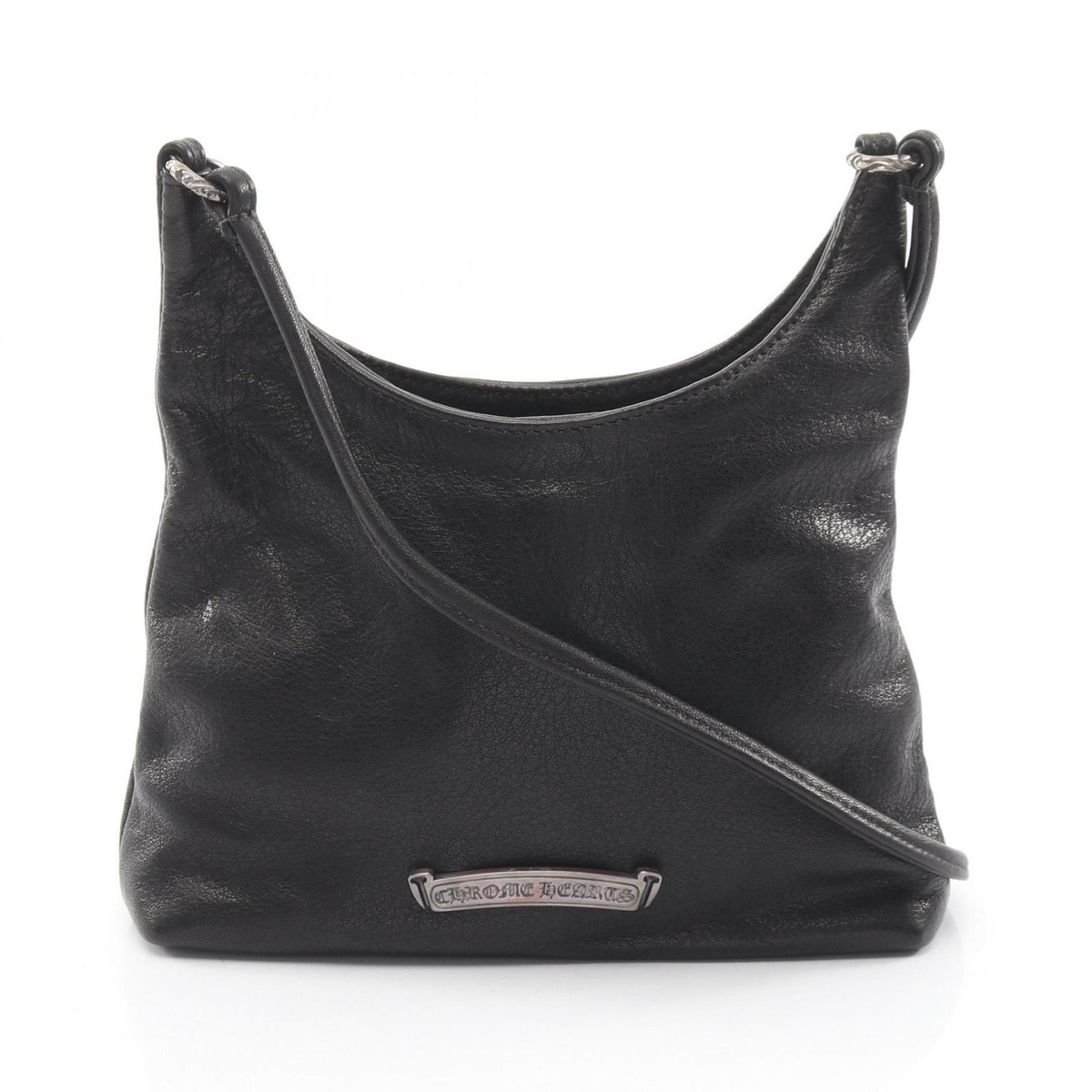 CHROME HEARTS Dagger Shoulder Bag leather Black Used Women | eBay