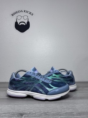 Size 11 Womens - Ryka Devotion Plus 2 Walking Shoes Purple Blue White
