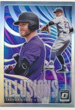 TREVOR STORY 2020 DONRUSS OPTIC ILLUSIONS SILVER PRIZM #OI-14 BASEBALL MINT