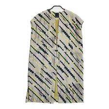 Mina Perhonen Lumpy XS6600 Pleated Sleeveless Coat Gray Size 38 Used