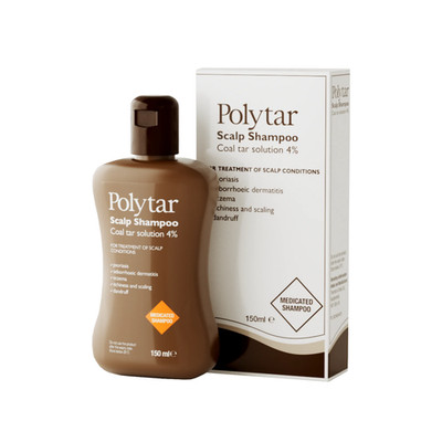 Polytar Kopfhaut Kohlenteer Lösung 4% Shampoo - 150 ml