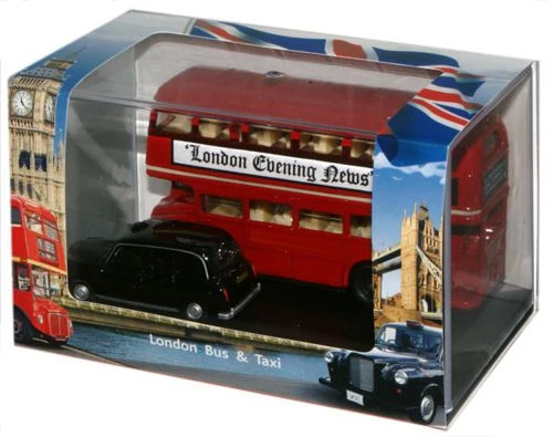 Oxford Diecast LD004 Routemaster London Bus & Taxi 1:76 OO Gauge - Image 5