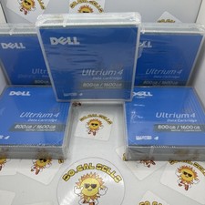 Lot of 5 New Dell LTO Ultrium 4 Data Cartridges 800GB / 1.6TB