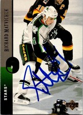 Richard Matvichuk 1994-95 Upper Deck #157 Auto Hand Signed