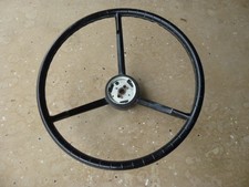Nice Used Black Steering Wheel 1956 1957 Thunderbird - No Cracks