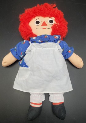 Vintage Playskool Raggedy Ann Doll 12 Inch Fabric