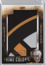 2013-14 Panini Prime Prime Colors Logo 26/32 Milan Lucic #PC-MLU 0c3