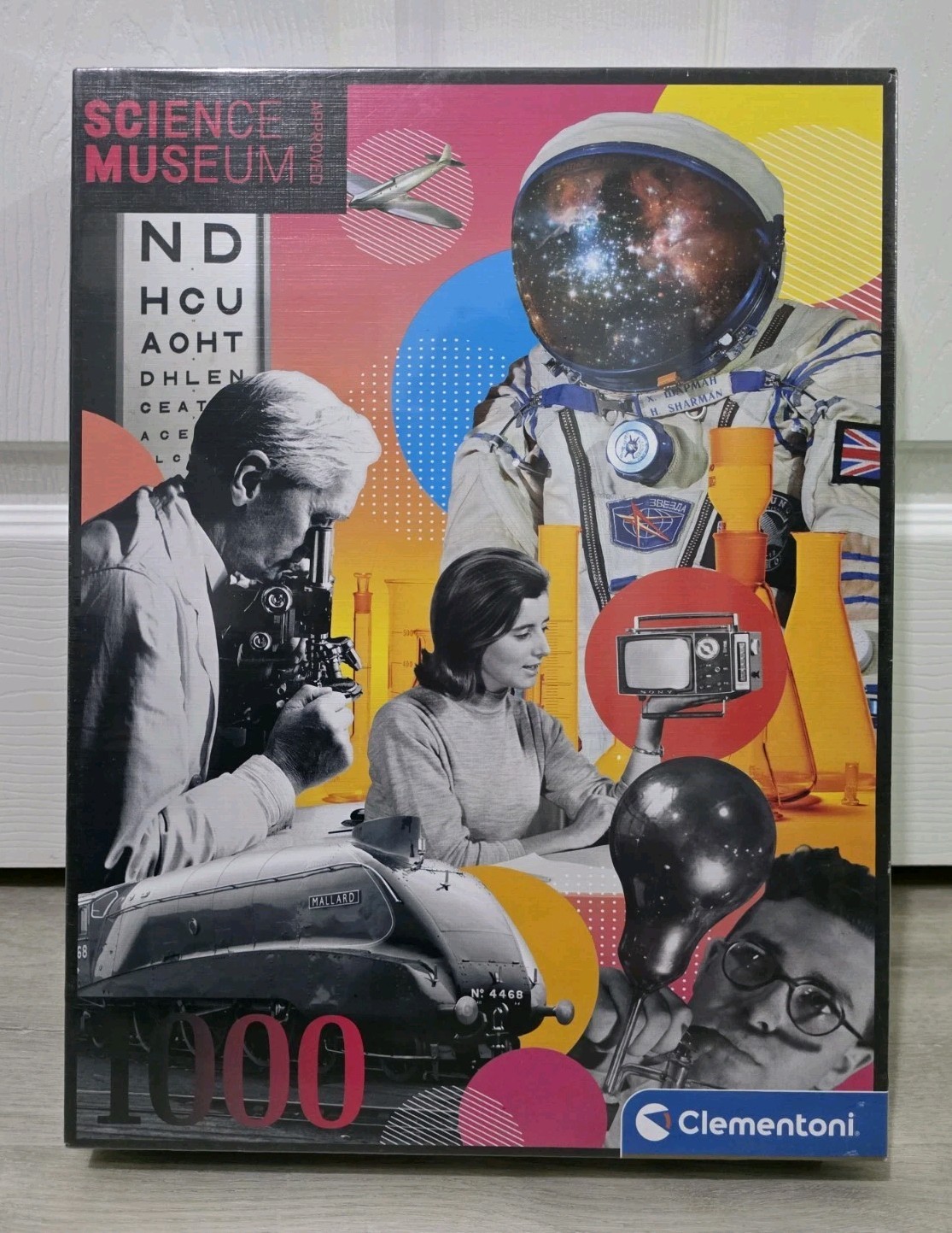 SCIENCE MUSEUM JIGSAW PUZZLE - 1000 PIECE - CLEMENTONI - ASTRONAUT / VINTAGE