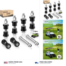 10L0L Golf Cart Rear Spring Bushing Kit with Screw Nuts for EZGO TXT Medalist...