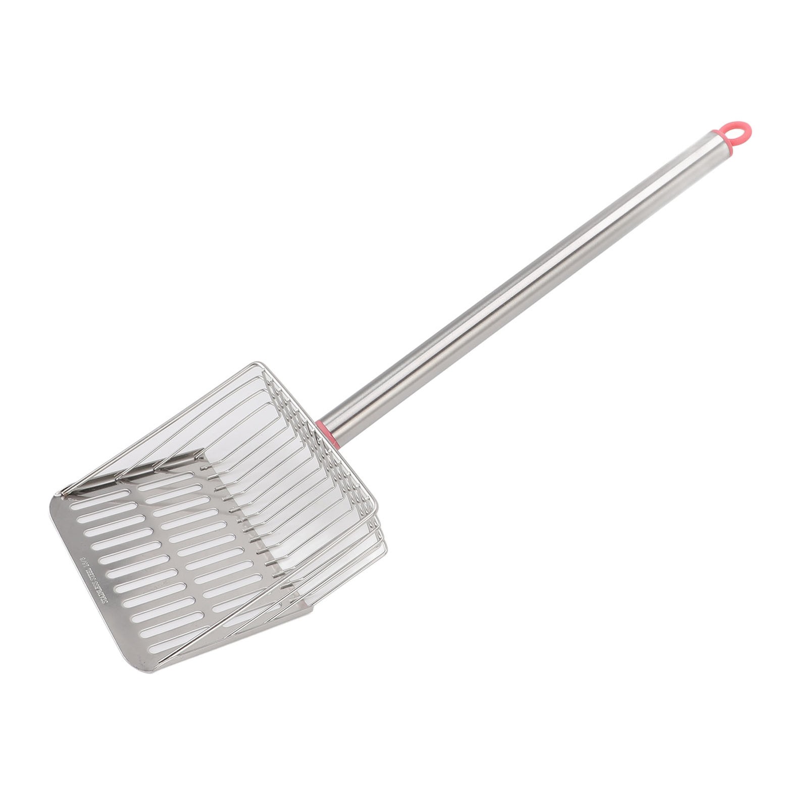 Chicken Poop Scooper Long Handle Stainless Steel Non Stick Slat Litter Sifting S