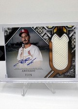 2025 Nolan Arenado Topps Transcendent Collection #TCAR-NA Autograph Relic Var...