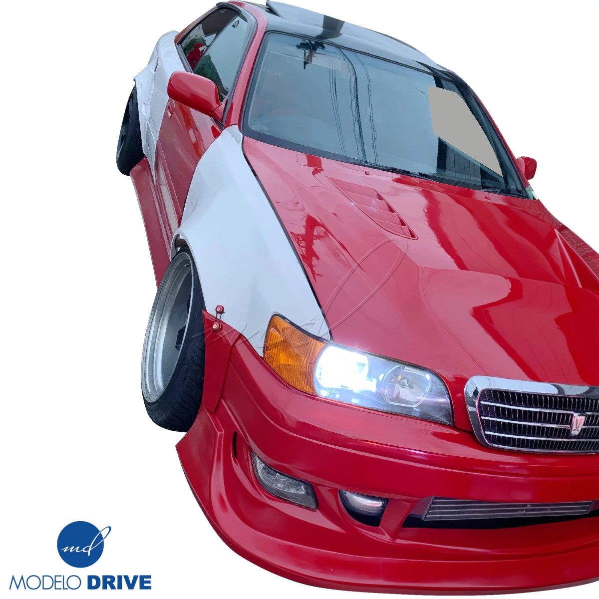 Aririさま ModeloDrive FRP ORI t4 75mm Fenders (front) 4pc (JZX100) for