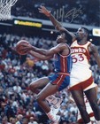 CLIFF LEVINGSTON Atlanta Hawks 2X NBA Champs Bulls Signed Photo in action COA — photo 1