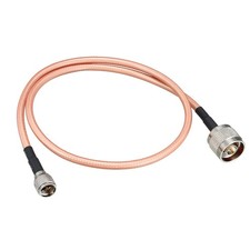 Image of Low Loss RF Coaxial Cable Coax Wire RG-142 N Male to UHF Male 60cm