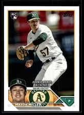 Mason Miller 2023 Topps Update Rookie Card #US210. rookie card picture