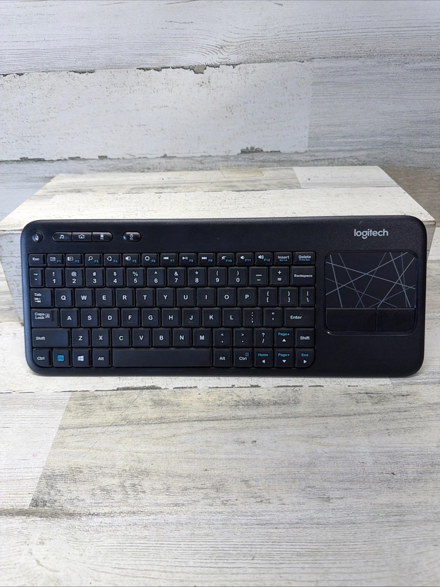 Teclado sem fio Logitech K400 Plus TV com Controle Easy Media e
