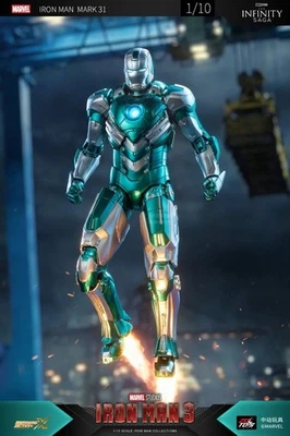 ZD Toys Marvel Iron Man 3 1/10 Iron Man MK31 Action Figure - Photo 1/4